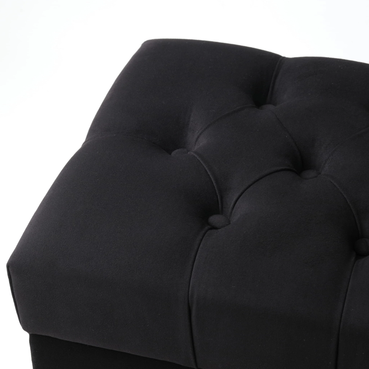 banco abierto con asiento acolchado