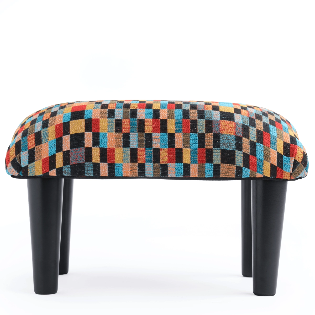 Reposapiés elegante y colorido, perfecto para interiores modernos y creativos