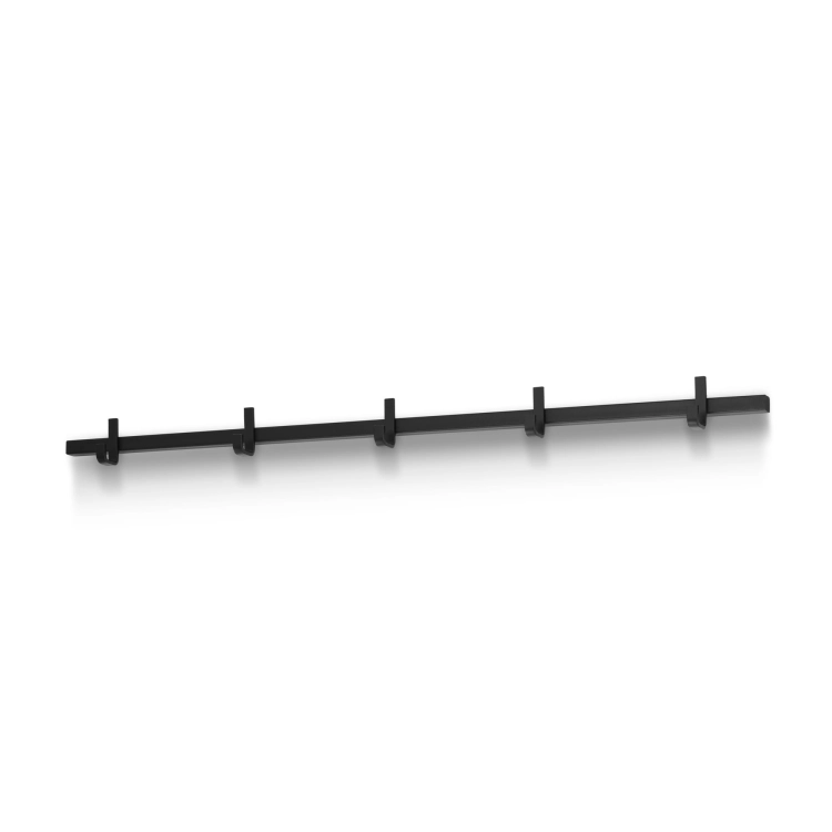 Colgador decorativo de acero negro para el pasillo, práctico y estético