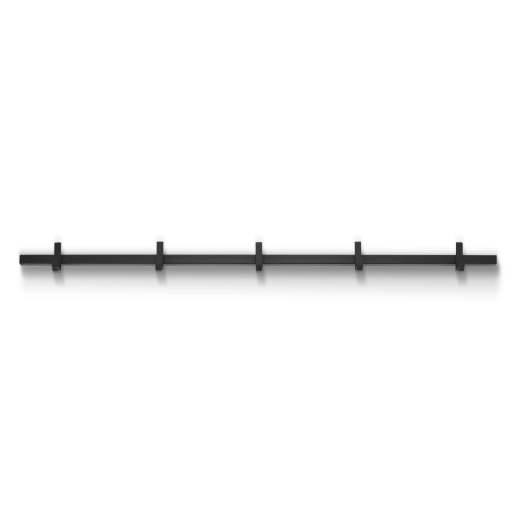colgador decorativo negro de acero para el pasillo, diseño moderno