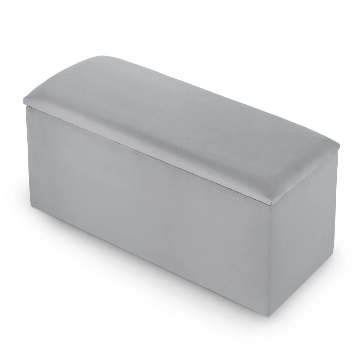 Puff gris con compartimento