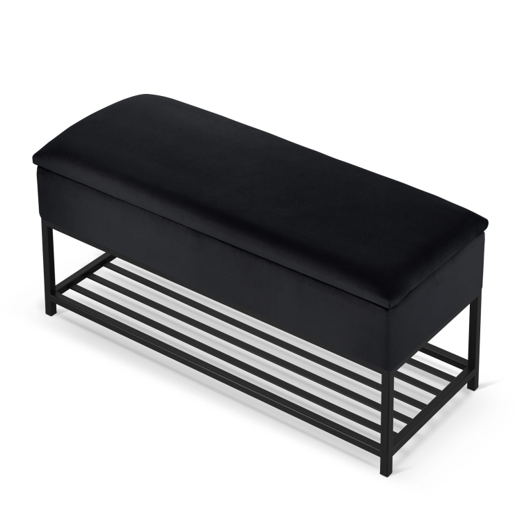 mueble zapatero con asiento y baúl