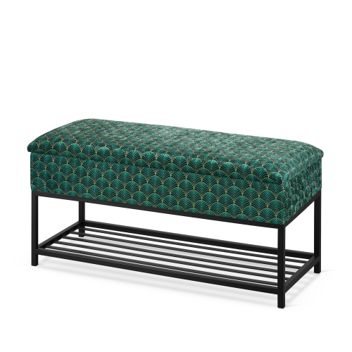 zapatero verde con asiento