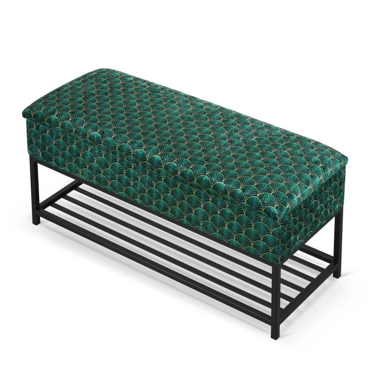zapatero verde con asiento