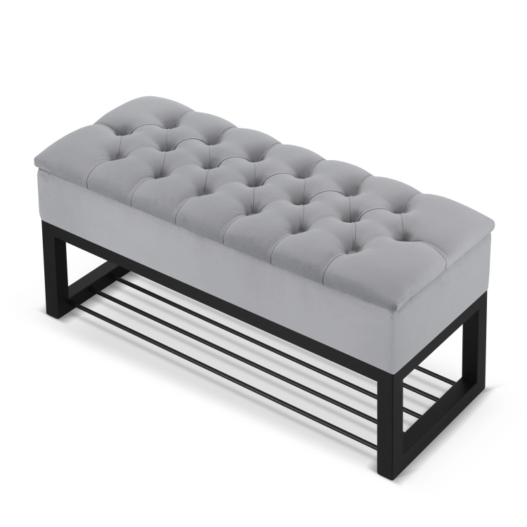 banco zapatero con caja