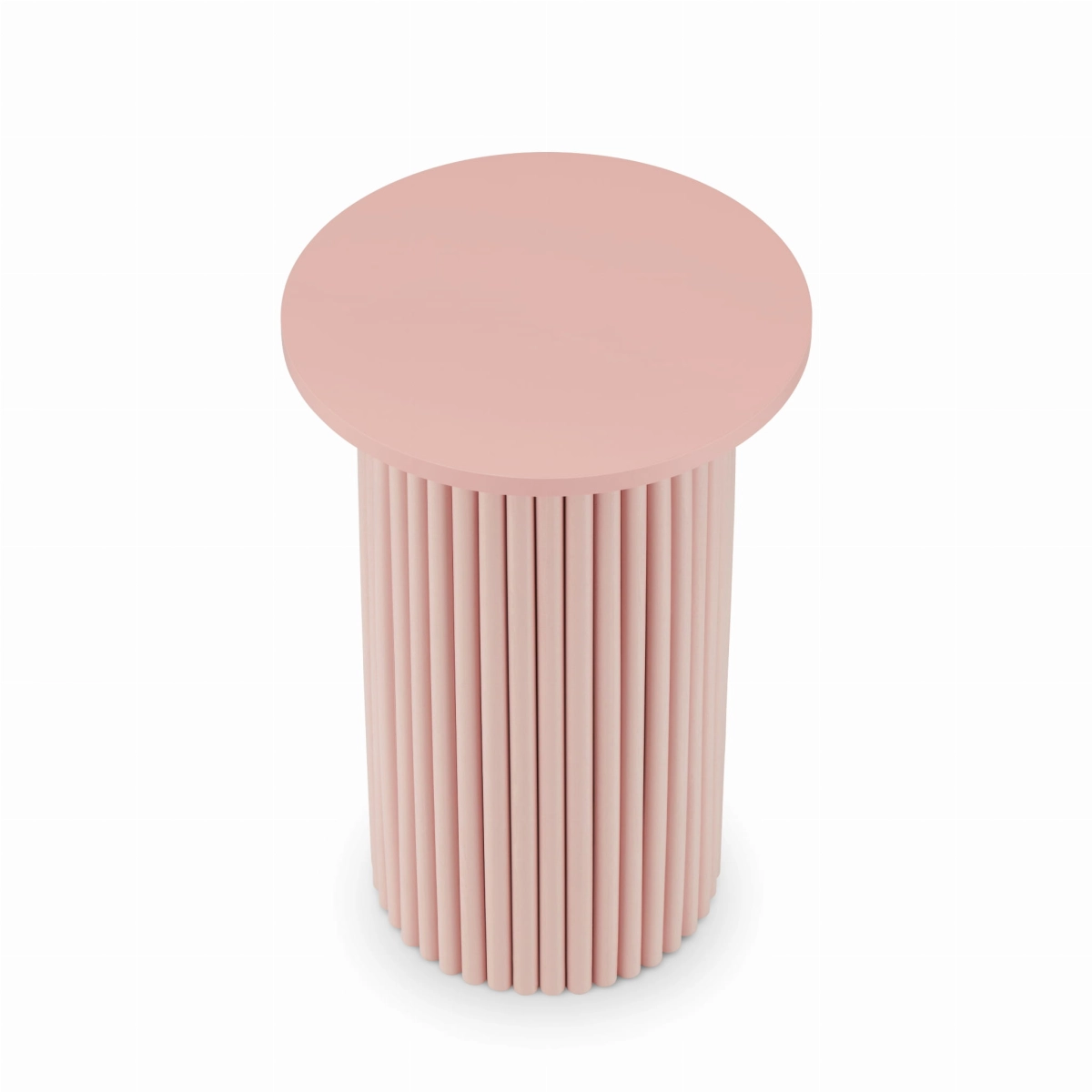 mesa auxiliar rosa