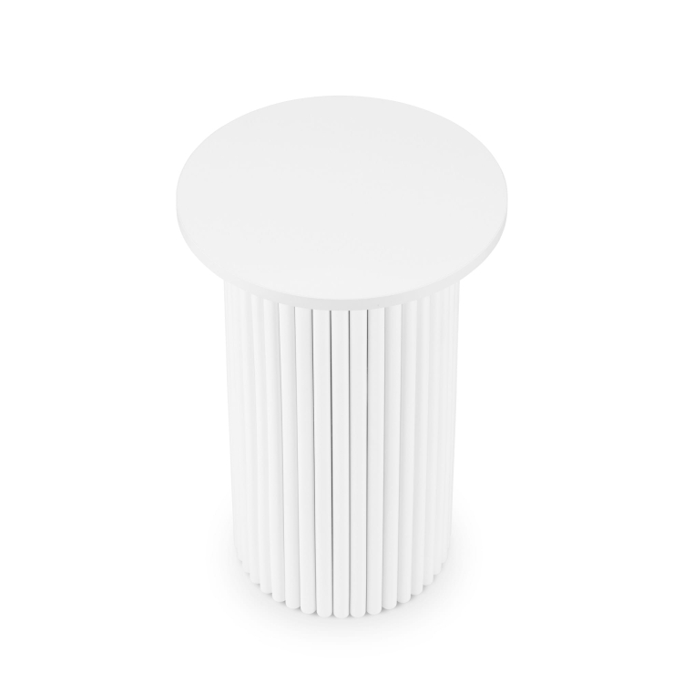 mesa auxiliar blanca