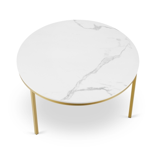 mesa de centro de mármol