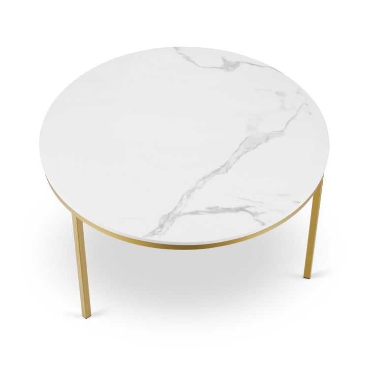 mesa de centro de mármol