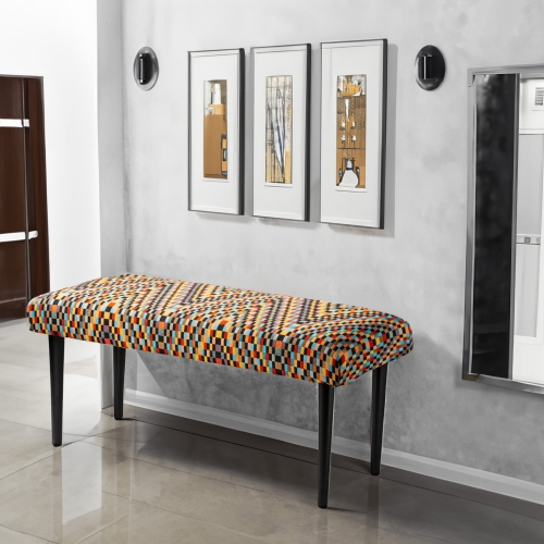 banco tapizado para el recibidor