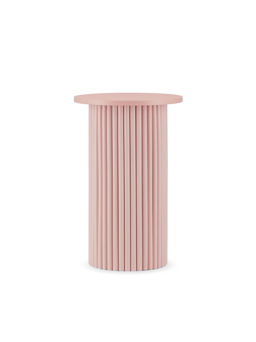 mesa auxiliar rosa