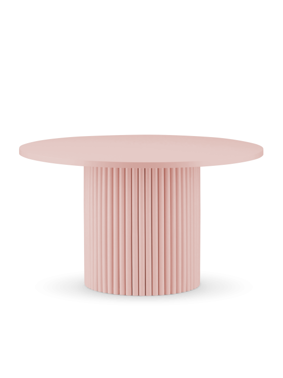 różowy stolik kawowy