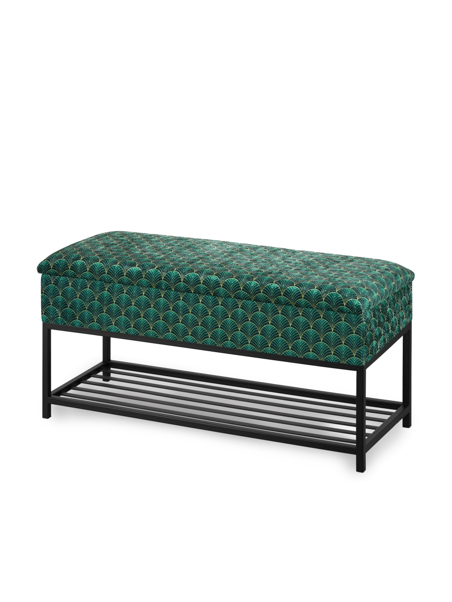 zapatero verde con asiento