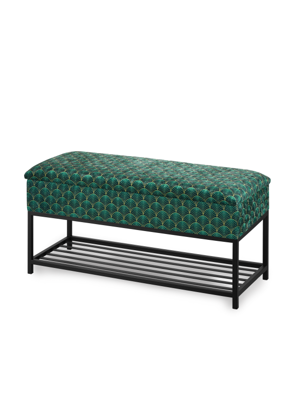 zapatero verde con asiento