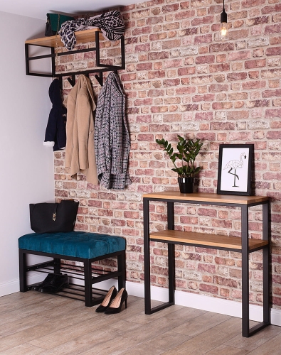 Pasillo de estilo industrial