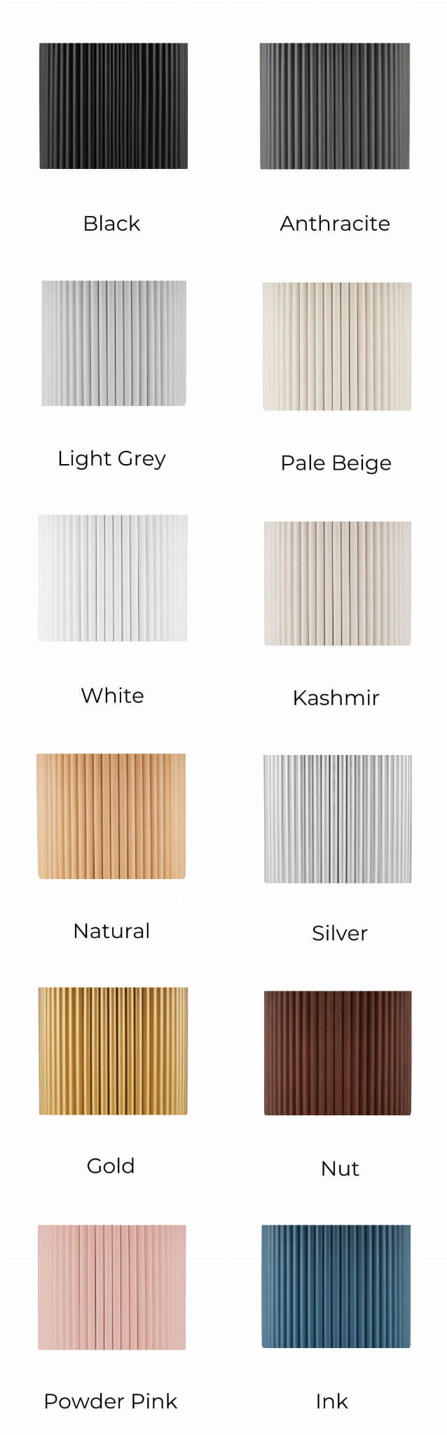 Patas de colores para mesas de centro