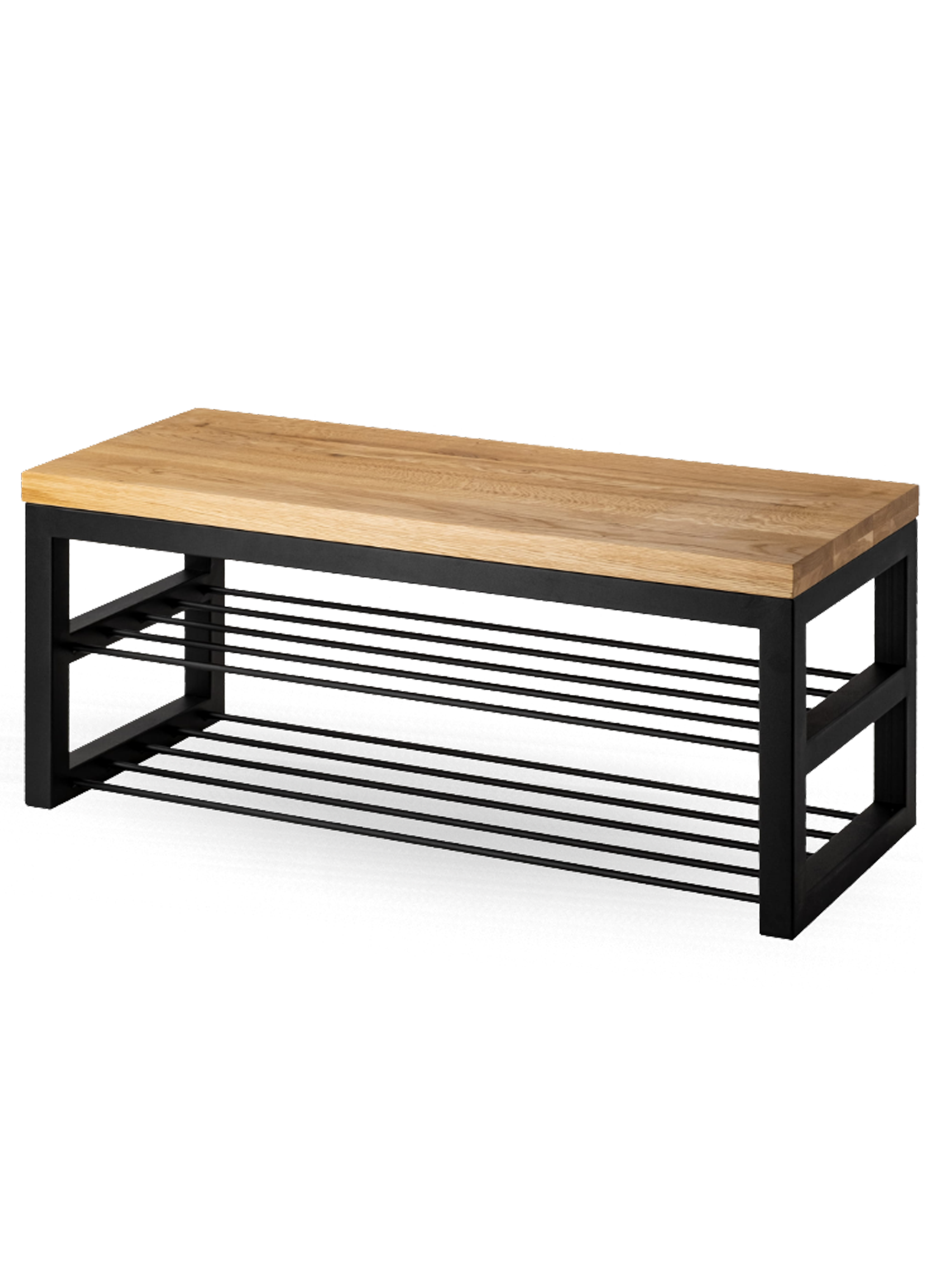Banco Industrial Metal Roble SHELF WOOD - LOFT